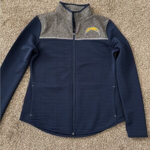 Team Apparel Chargers Blue/Gray TX3 Warm Jacket